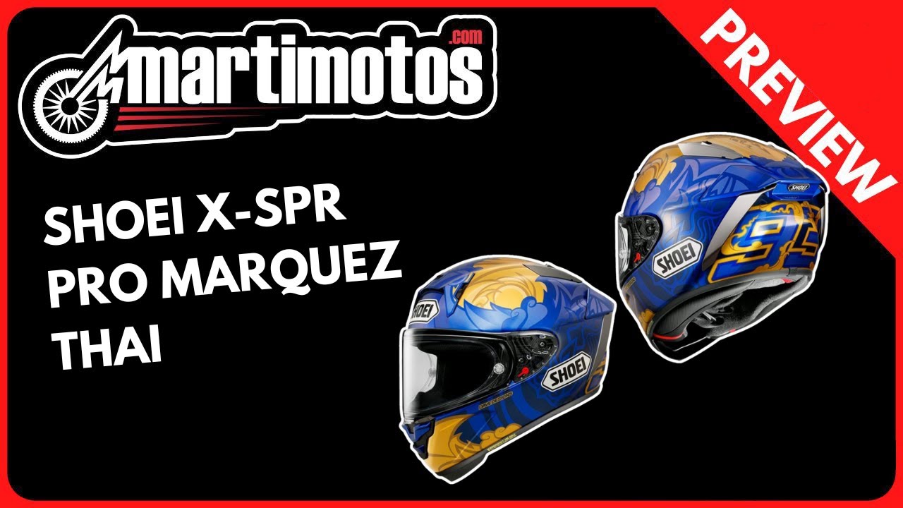 Preview // Shoei X-SPR Pro Marquez Thai