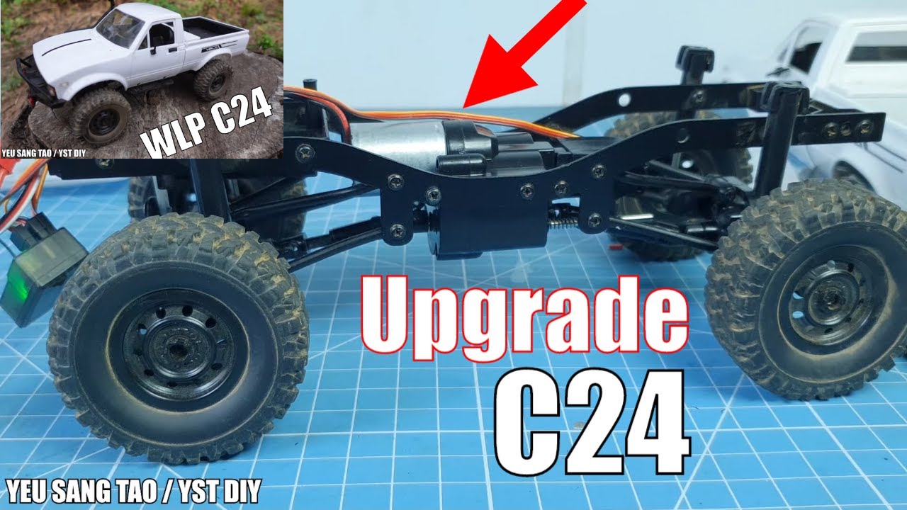 Nâng Cấp Xe Điều Khiển WPL C24 | Yêu Sáng Tạo