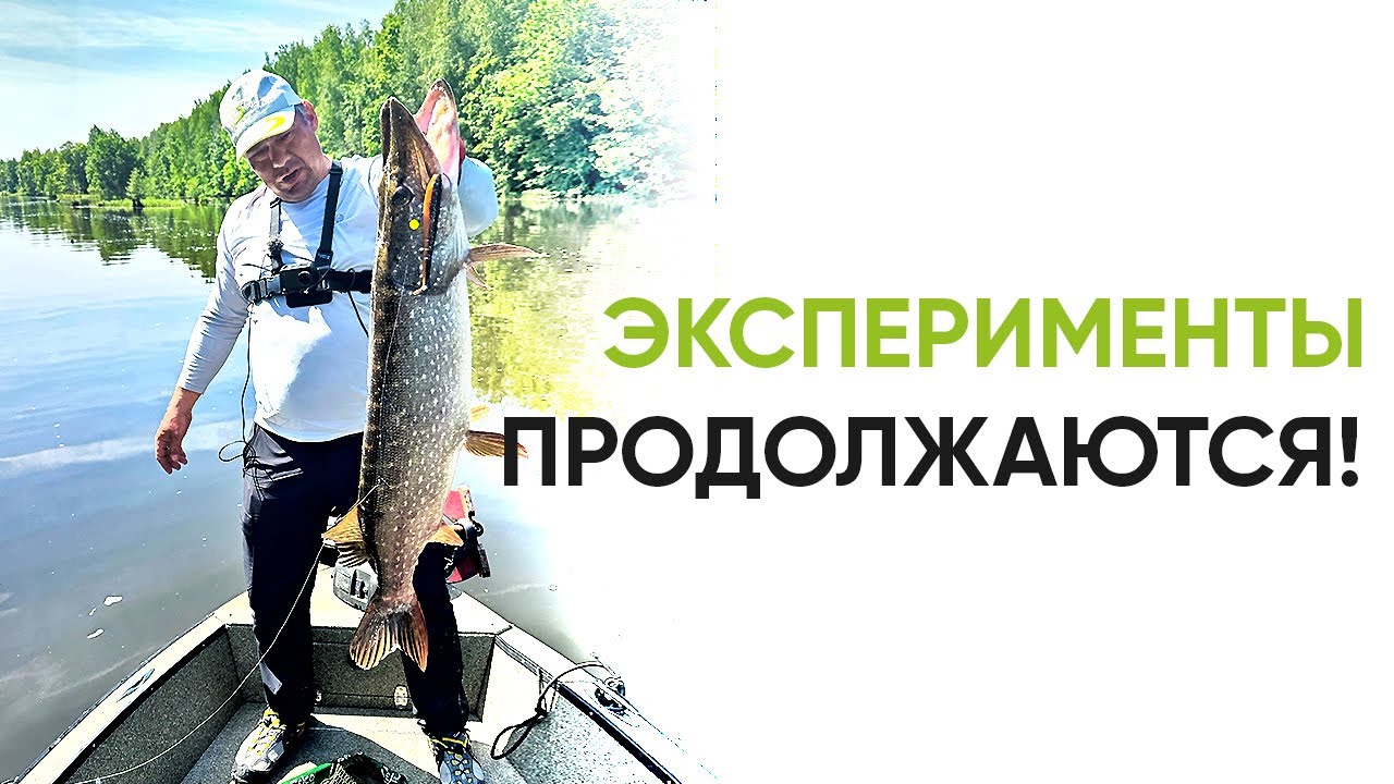 КРУПНАЯ ЩУКА на Чебоксарке. Эксперименты продолжаются!