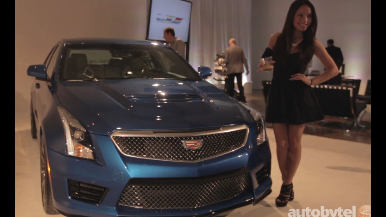 2016 Cadillac ATS-V Design Intent w/ Andrew Smith preview at LA Autoshow 2014