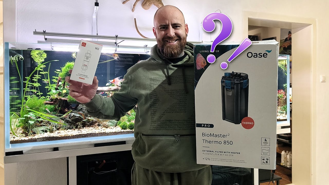 AKVARIUM 🍀 - skúšam externý filter Oase + atomizer na CO2 💧🐠