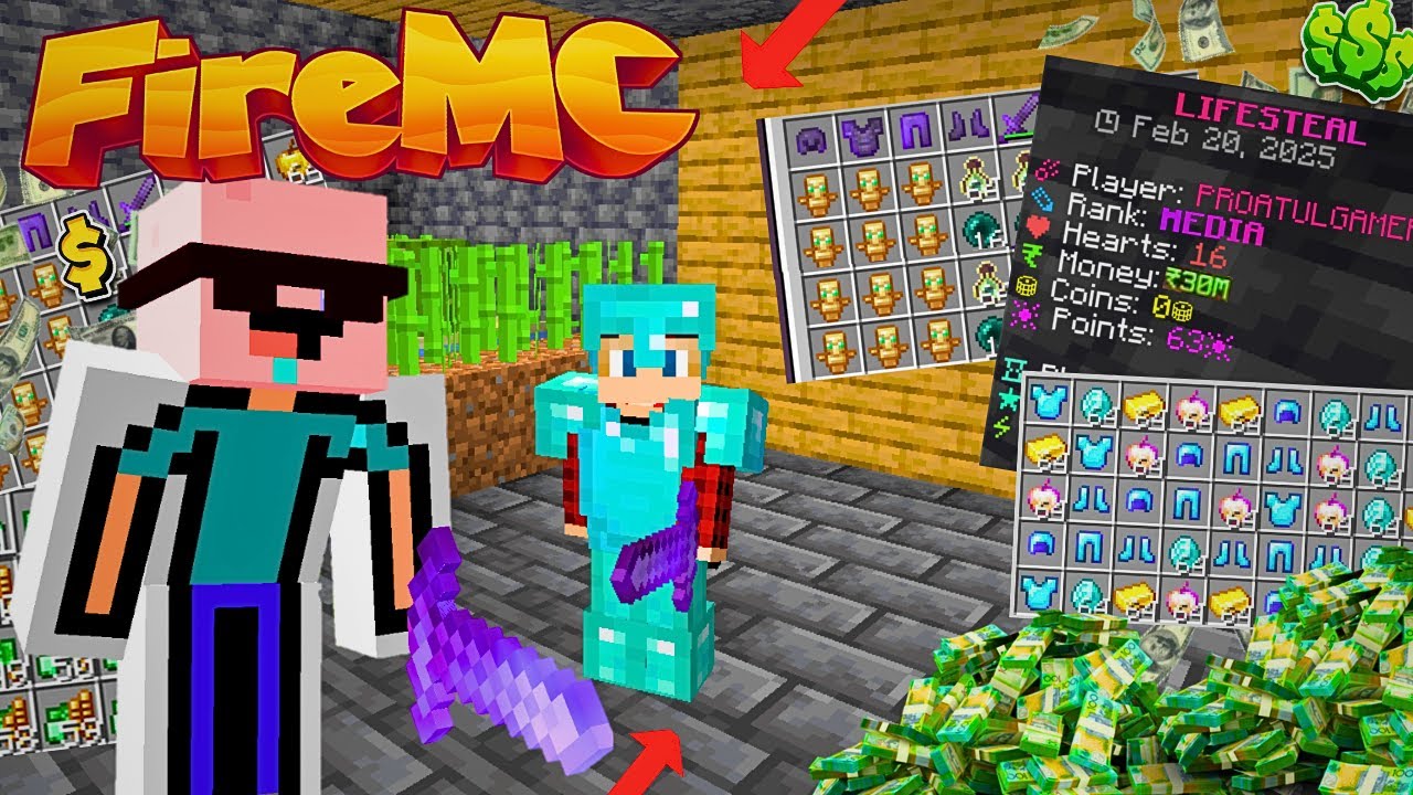 I Joined FireMc Lifesteal Season 6 To Become Richest....