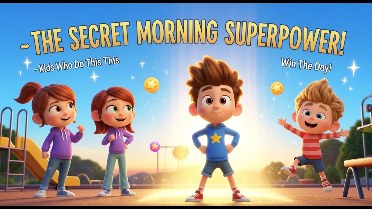 The Secret Morning Superpower for Kids! 🌞 | The Morning Superpower Club | Kids Motivational Story