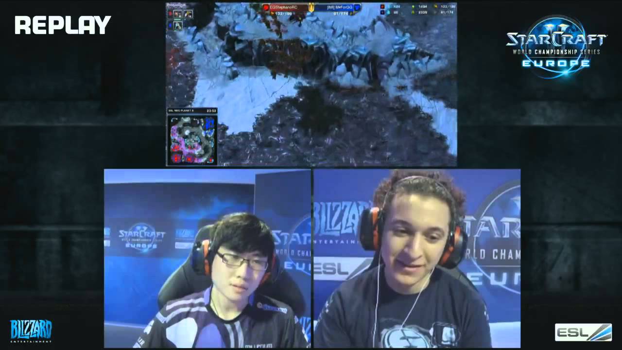 Stephano vs ForGG Widow Mine Backfire @ WCS EU Ro4