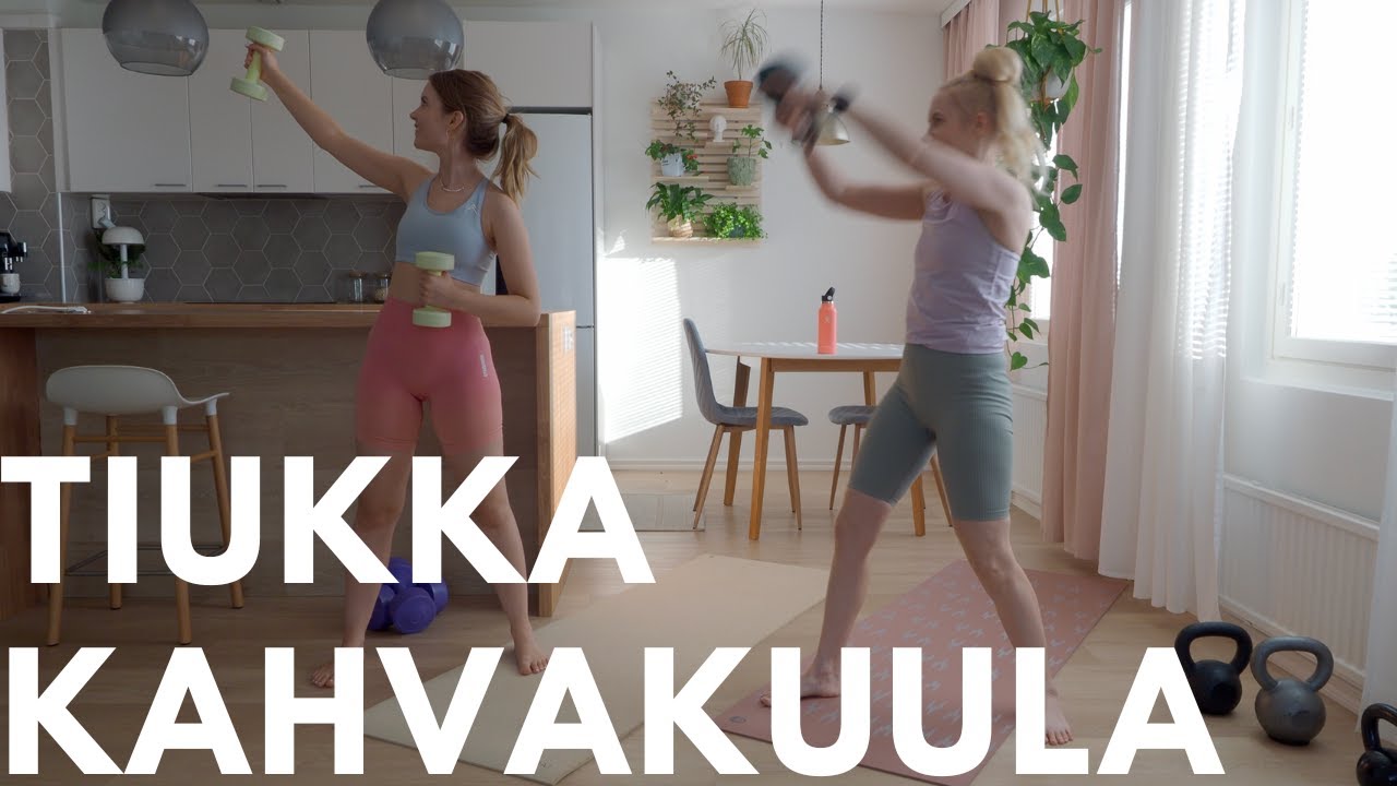 KOKO KROPAN TREENI kahvakuulalla tai käsipainoilla