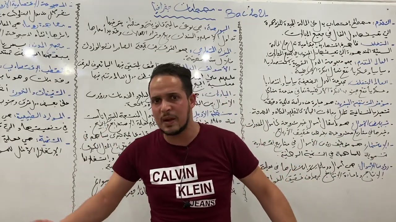 اهم مصطلحات الجغرافيا باك 2021 الاستاذ أمين قرازم