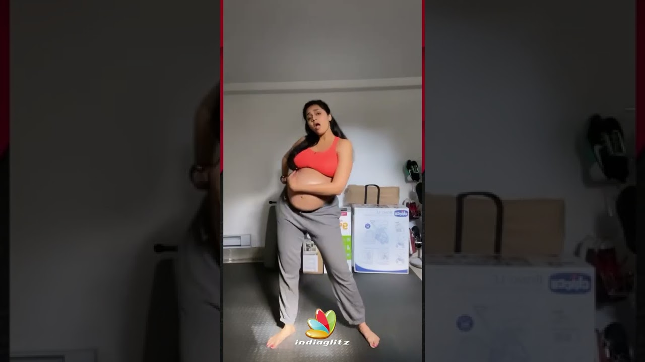 Pregnancy Time-ல Aishwarya போட்ட குத்தாட்டம் | Serial Actress | Vijay TV | Indiaglitz #Shorts