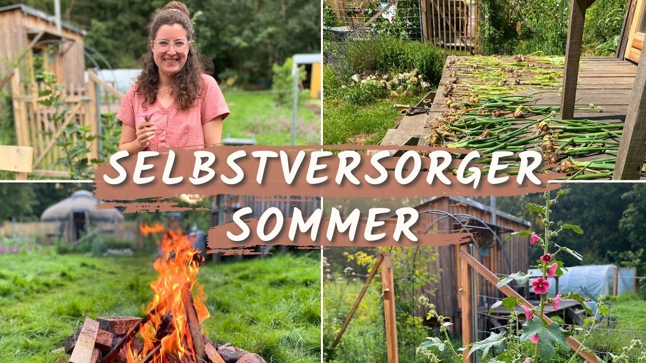 Endlich! 😍 Der Selbstversorger Sommer startet: Fleißig Ernten & Haltbar machen 👩🏼‍🌾 Alltags VLOG 49
