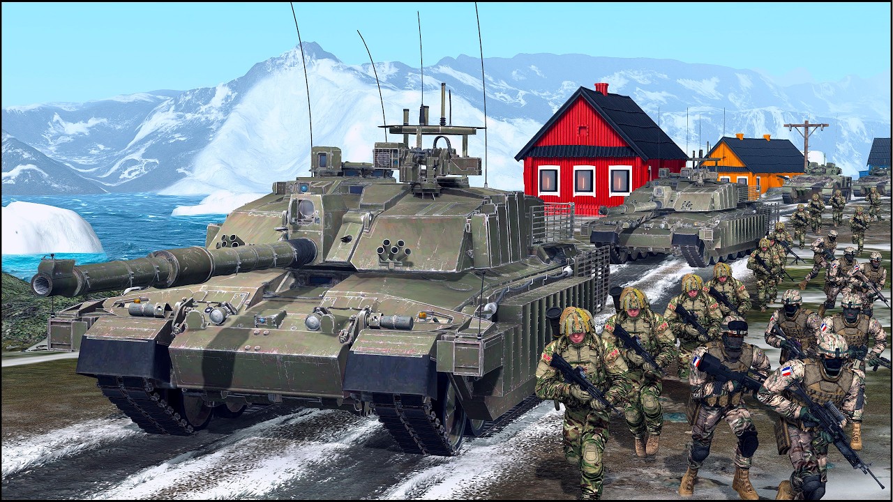 EUROPE vs US | Invasion of Greenland | Cinematic Simulation