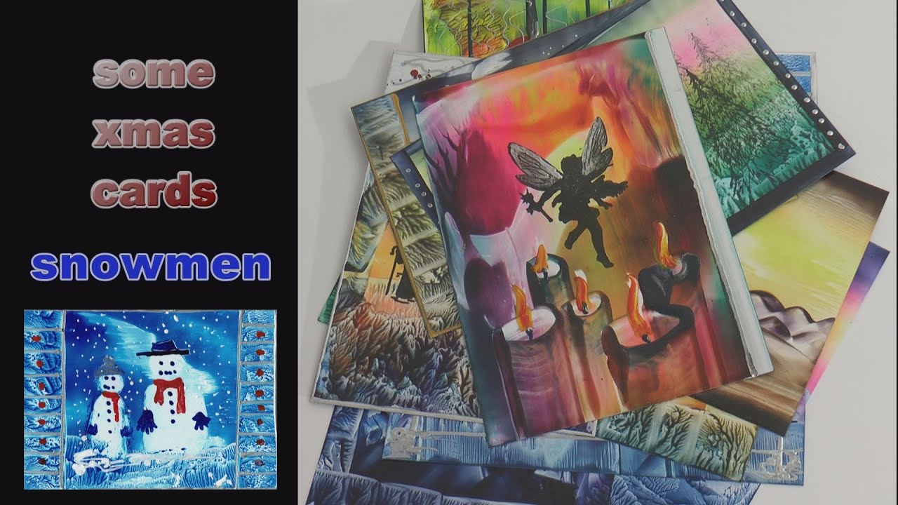 xmascards 2015 1 : snowmen