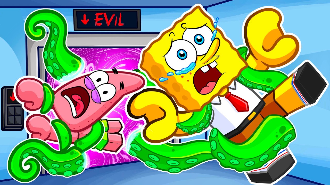 SpongeBob Took The WRONG ELEVATOR In Roblox!