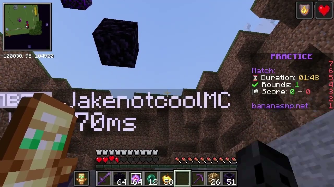 Noob win his first Crystal PVP game