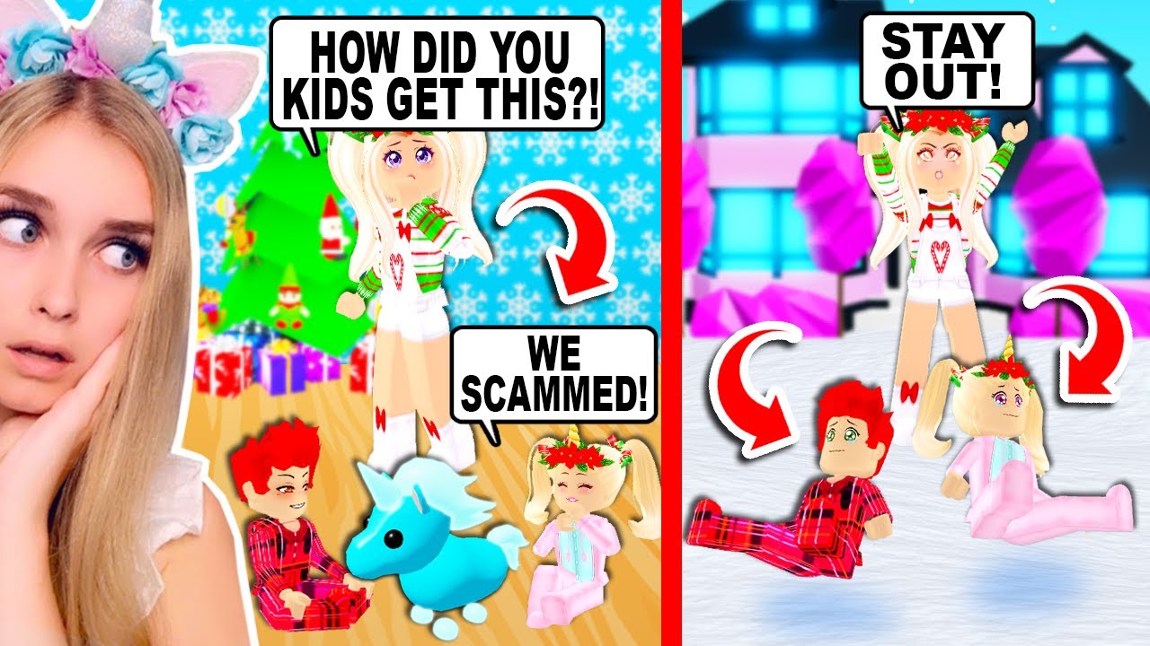 Our Kids RUINED CHRISTMAS So We KICKED Them Out In Adopt Me! (Roblox)