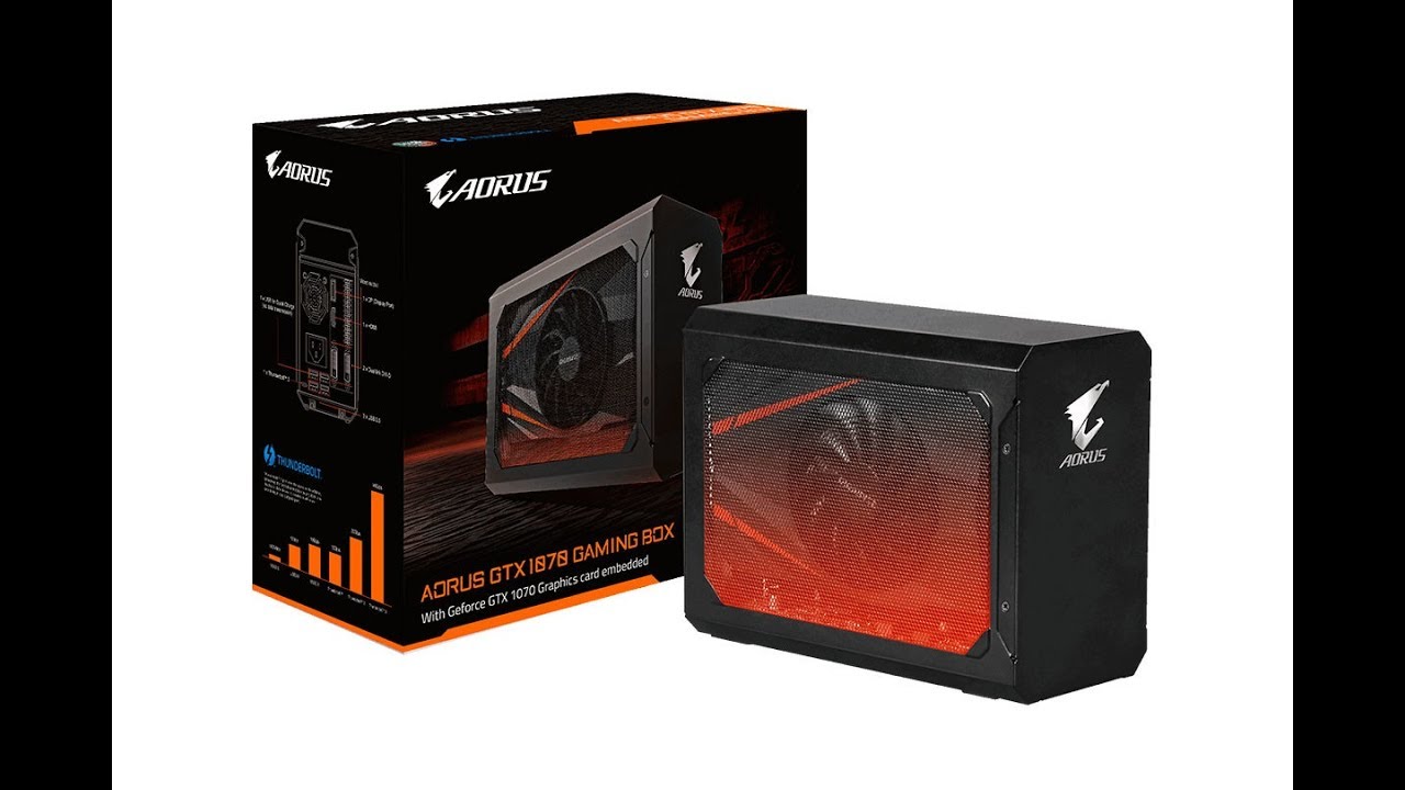 GIGABYTE AORUS GTX 1070 Gaming Box eGPU Launched