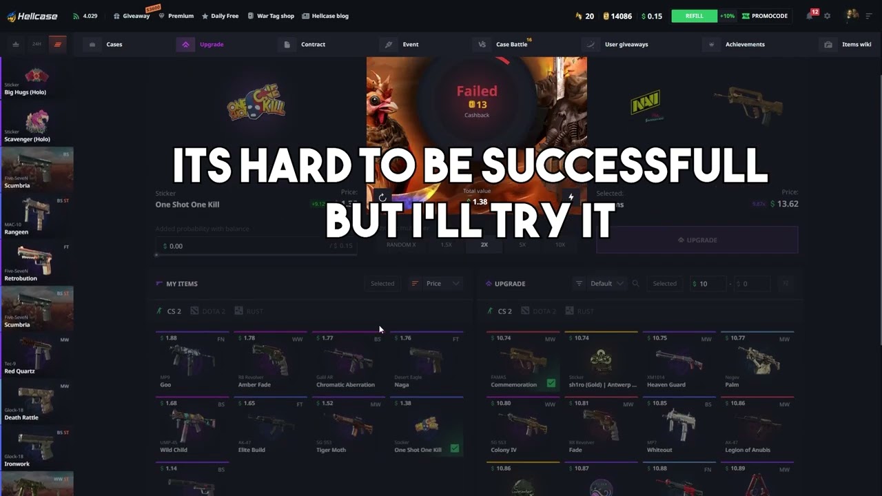 MY STRATEGY FOR PROFIT IN HELLCASE!
