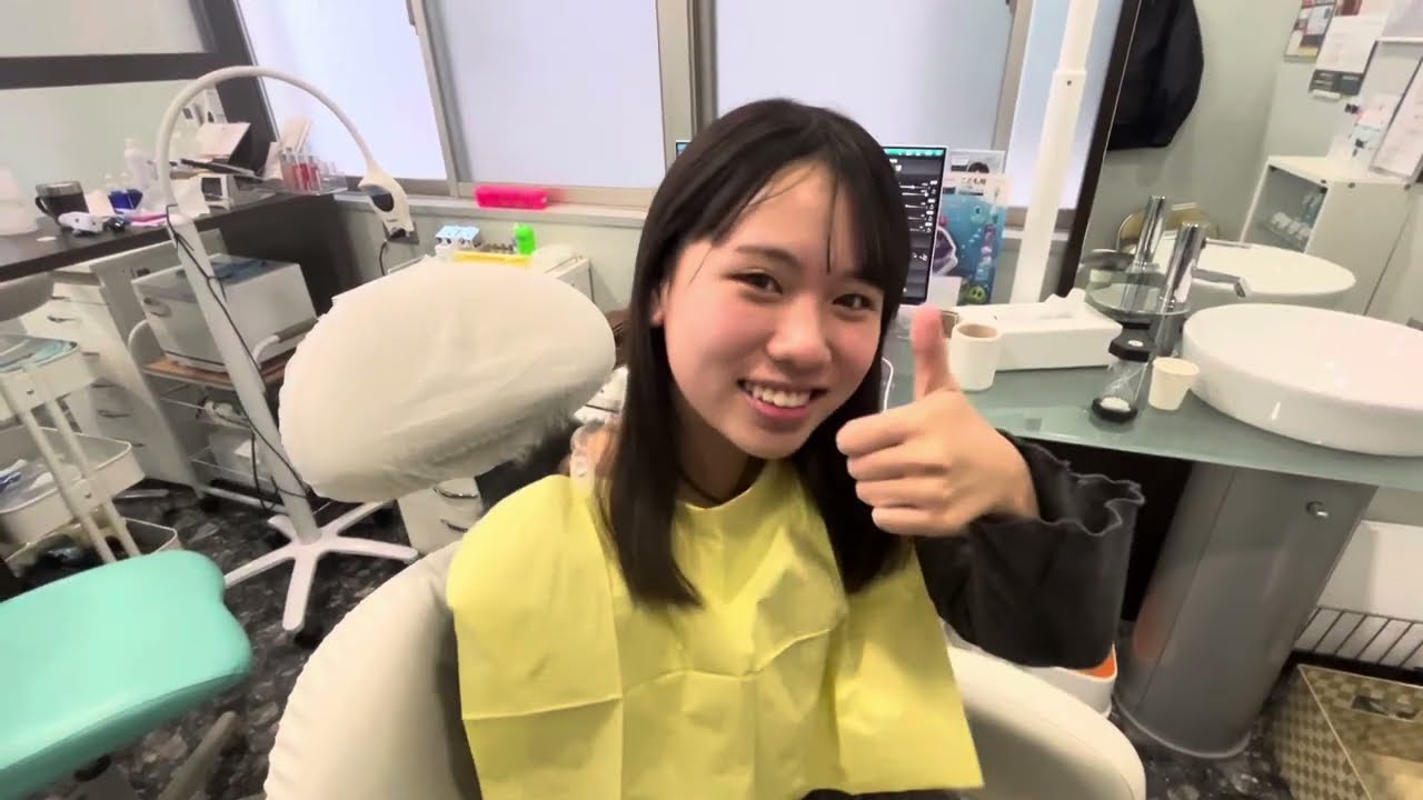 KOKONAがホワイトニング初体験しました。 #ウエノ歯科 #ホワイトニング #ポリリン酸ホワイトニング