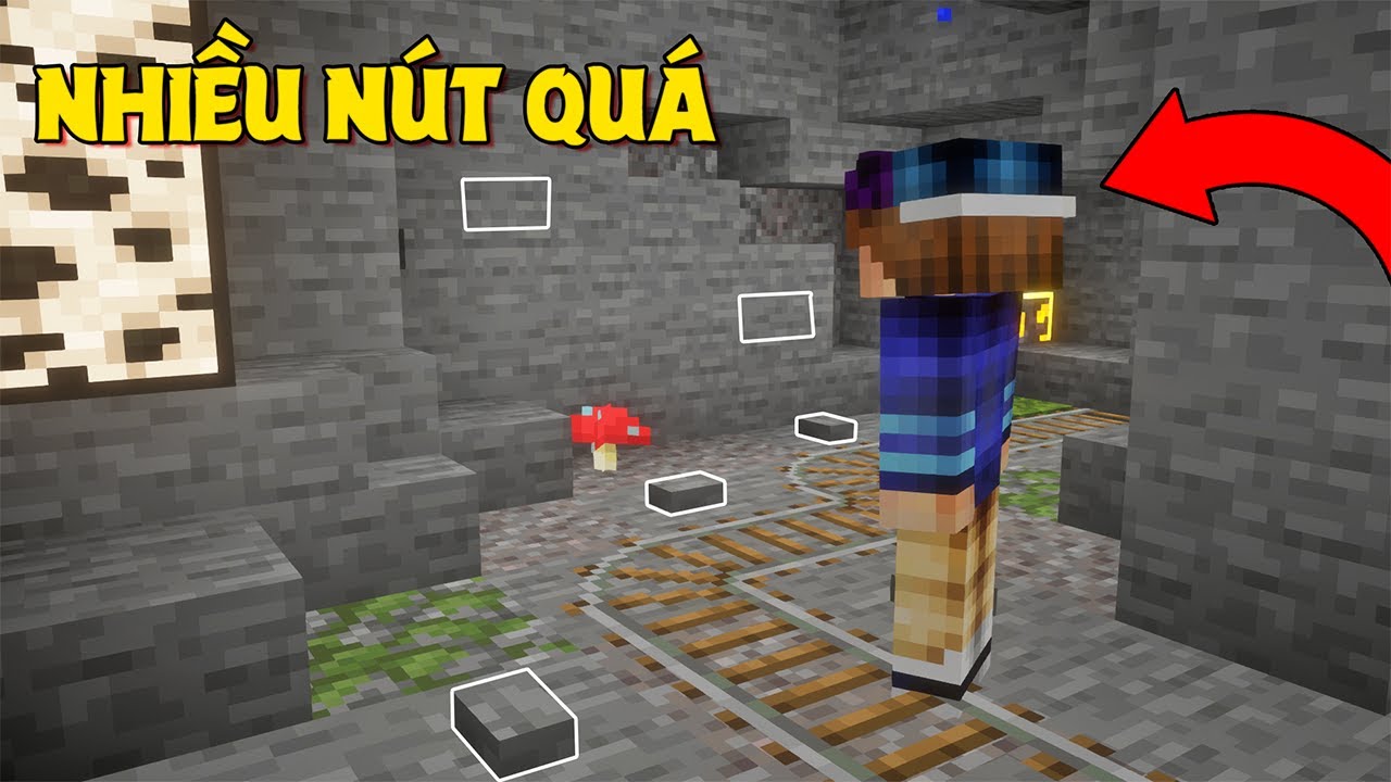 TÌM 20 CÁI NÚT CỰC KHÓ TRONG MINECRAFT 1.20 !! *TOÀN LÀ NÚT ĐÁ ??*