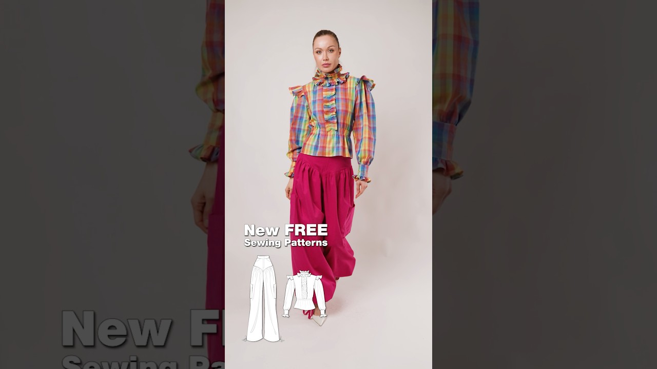 New FREE Sewing Patterns! 🌈 DIY Fashion meets Clown Core