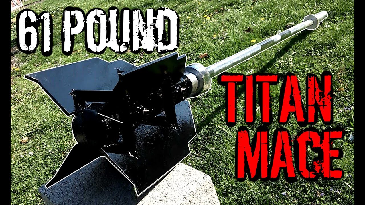 Dark Souls TITAN SLAYER MAUL / MACE (Barbell Mod, 61 LBS)