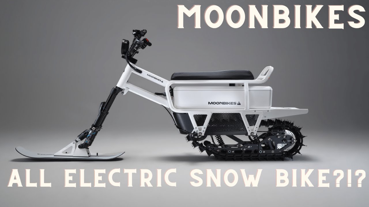 Moonbikes All ELECTRIC Snow Bike
