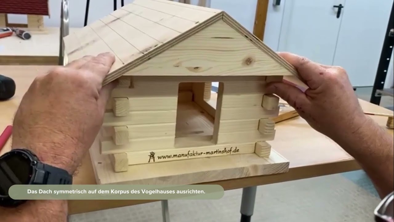 Aufbau Vogelhaus (groß) der Manufaktur Martinshof