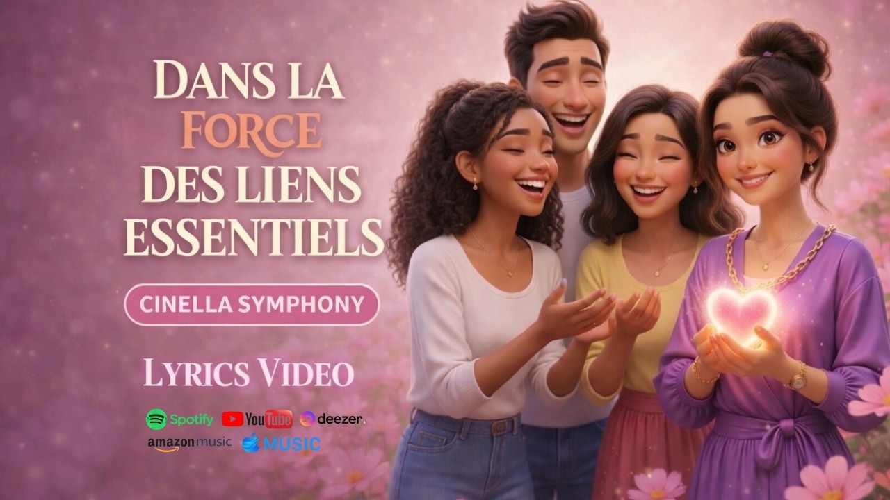 Dans la force des liens essentiels [Lyrics Vidéo] Un duo pop groove années 90's #cinellasymphony