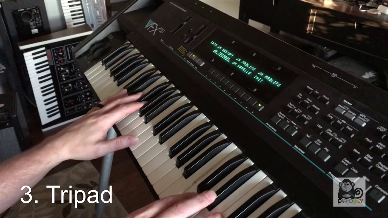 Ensoniq VFX-SD -  Demo - Polyphonic Aftertouch - Sounds Only