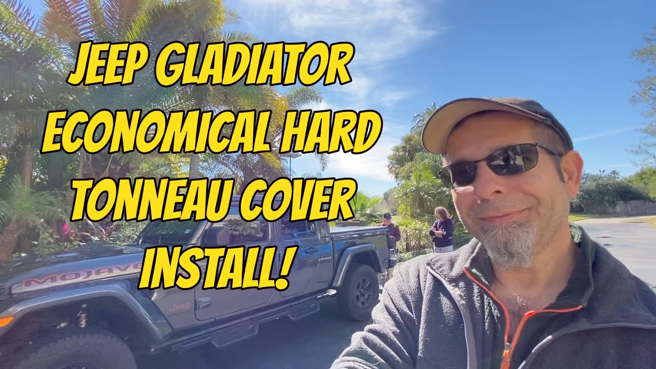 Jeep Gladiator Economical Hard Tonneau Cover Install