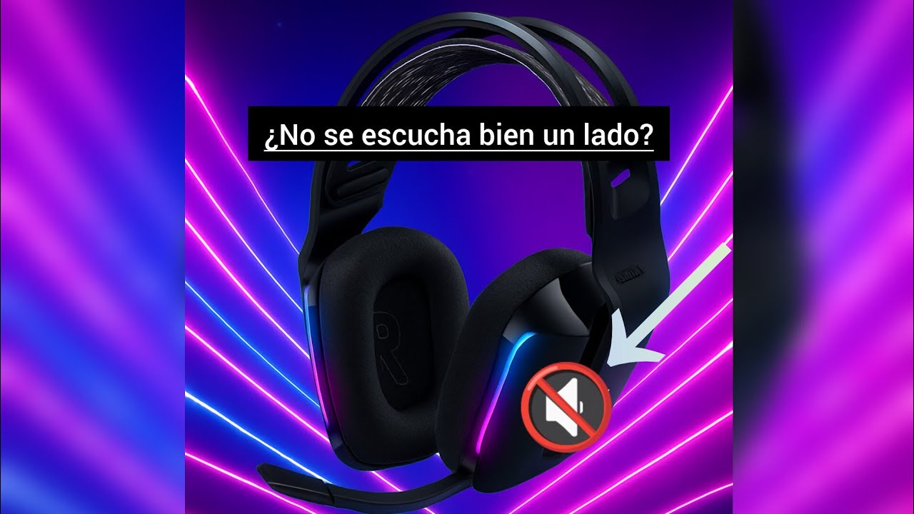 🔇¿Por qué mis LOGITECH G733 se escuchan mas bajo de un lado?🔇 (SOLUCIÓN)