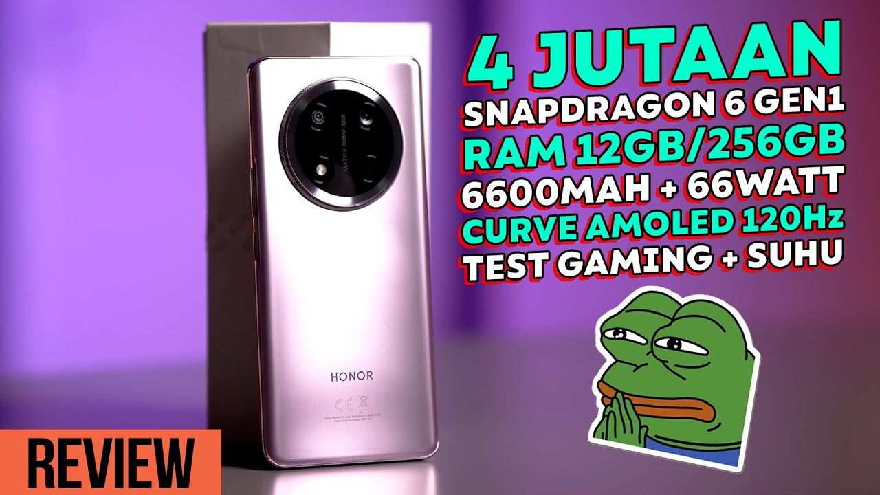 4 JUTAAN! Performanya Bagus? Review Honor X9c! Test Gaming, Suhu, Batre & Kamera
