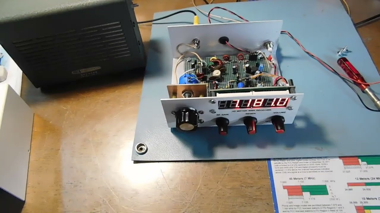 40 Meter WBR Regen Receiver - Completed