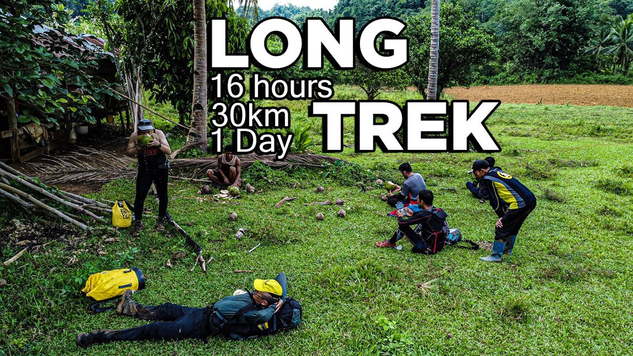 30km 16 Hours Trek in One Day | Cramping Legs | English Subtitle [HD]