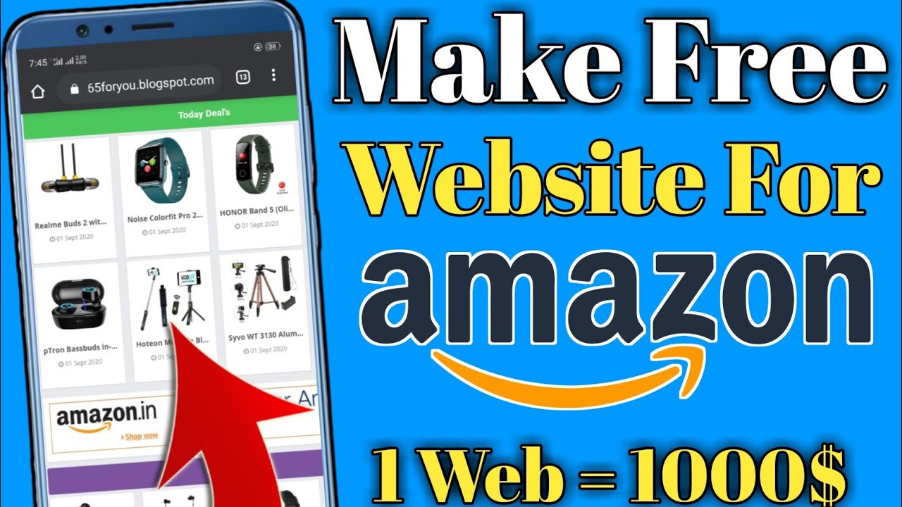 How To Create Free Professional Amazon Affiliate website || Amazon Affiliate Website