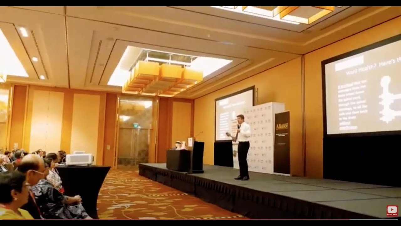 Dr Tim Errington Health Talk Highlights at Marina Bay Sands Future of Active Aging Seminar 2019