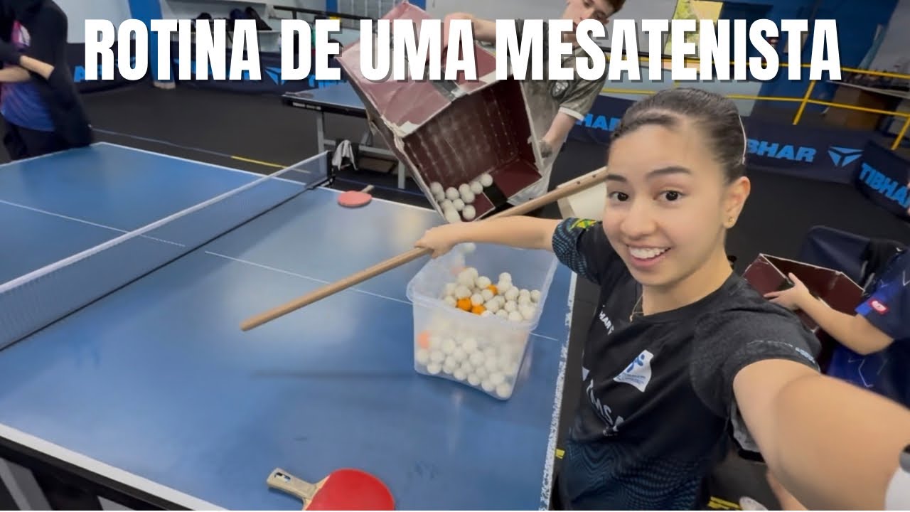 UM DIA NA VIDA DE UMA ATLETA DE TÊNIS DE MESA! 🏓