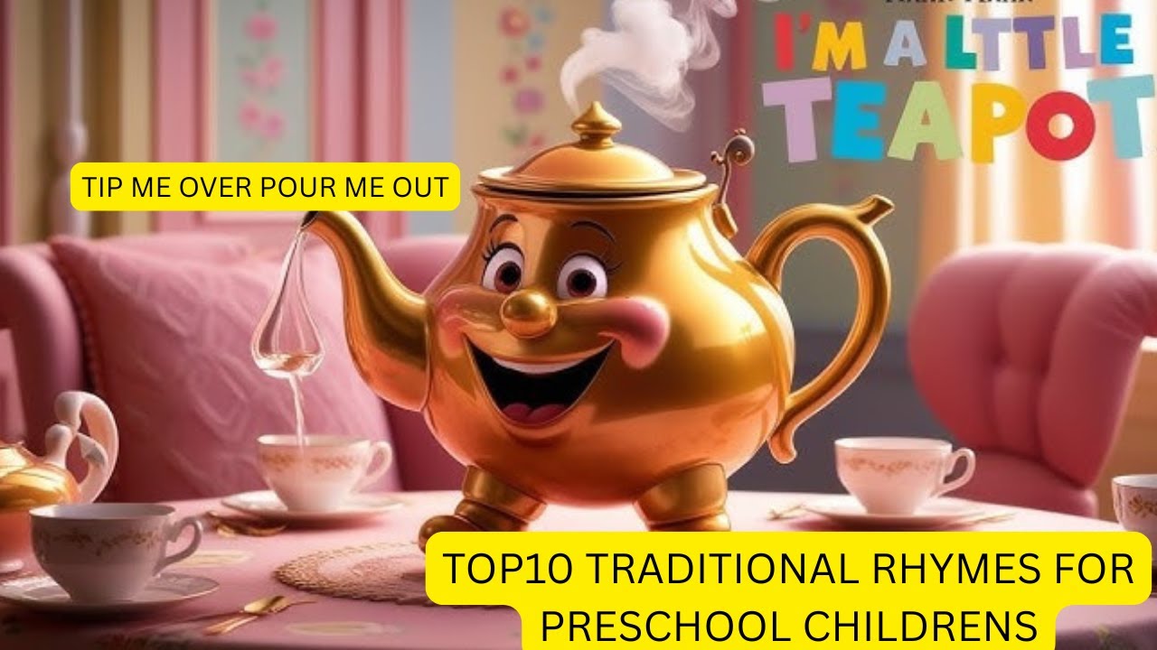 I AM A LITTLE TEA POT |PRESCHOOL RHYMES|POEM|NURSERY&KIDS SONG|SONG INFORMATION ALSO PROVIDES|