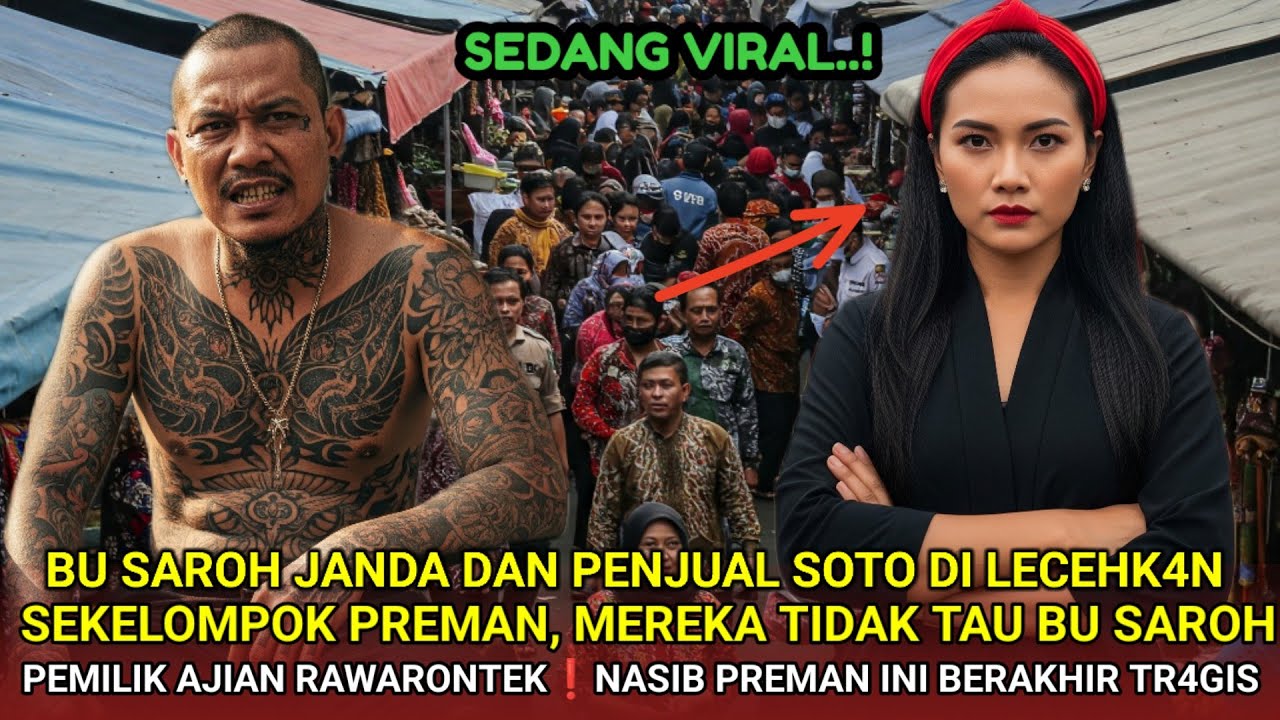 GEGER‼️SEKELOMPOK PREMAN DIB4NTAI PENJUAL SOTO PEMILIK AJIAN RAWARONTEK