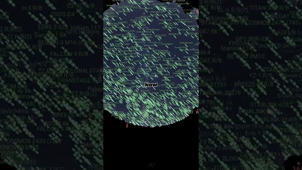 Satellites 🛰️ Then vs Now In the Night Sky 🌌 #astronomychannel #stellarium #satellite #nightsky