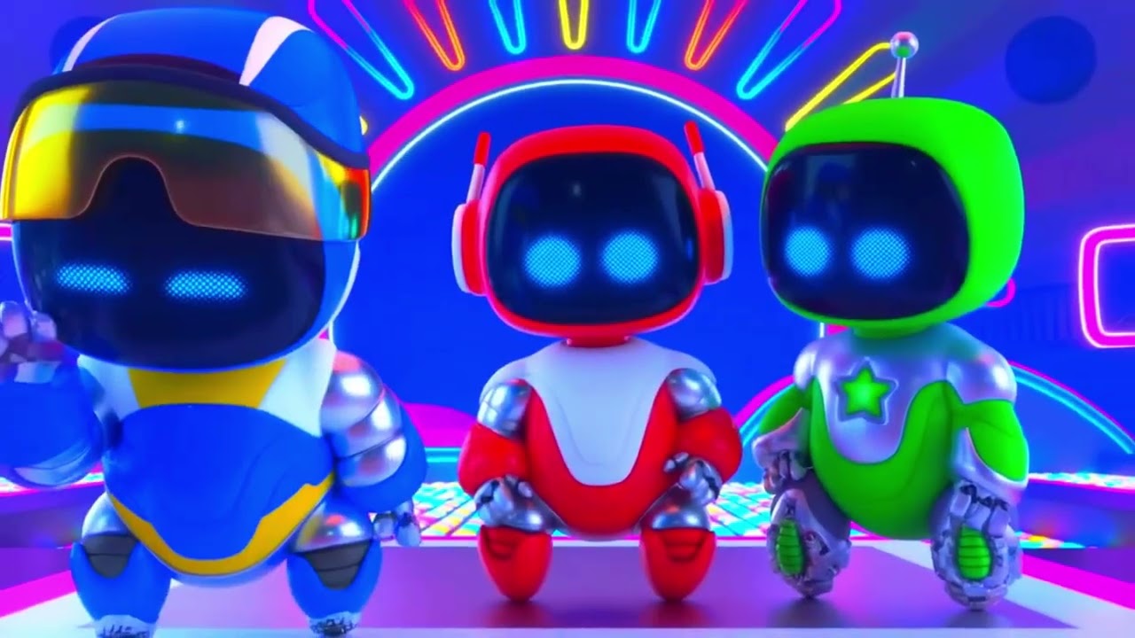 Robot Party Mix! 🤖🎶 14 Mins of Fun Beep Boop Bop Robot Songs for Kids