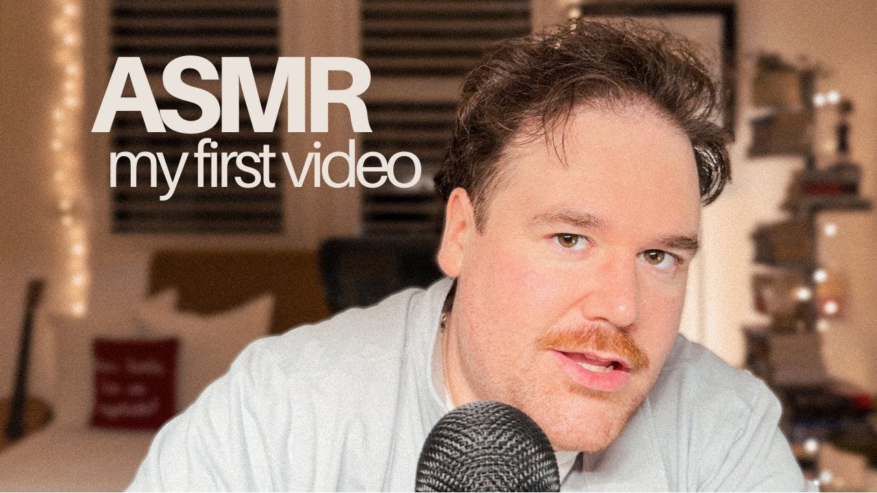 my first ASMR video | gentle tapping & cozy sounds