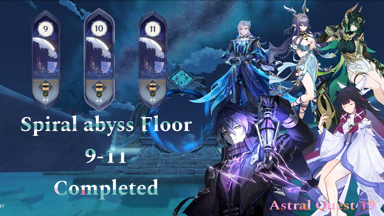 Spiral abyss Floor 9-11 Completed.