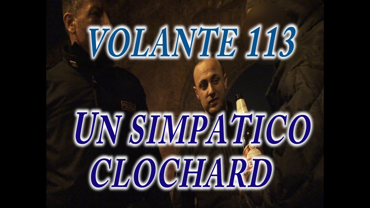 VOLANTE 113: Un simpatico clochard combatte il freddo