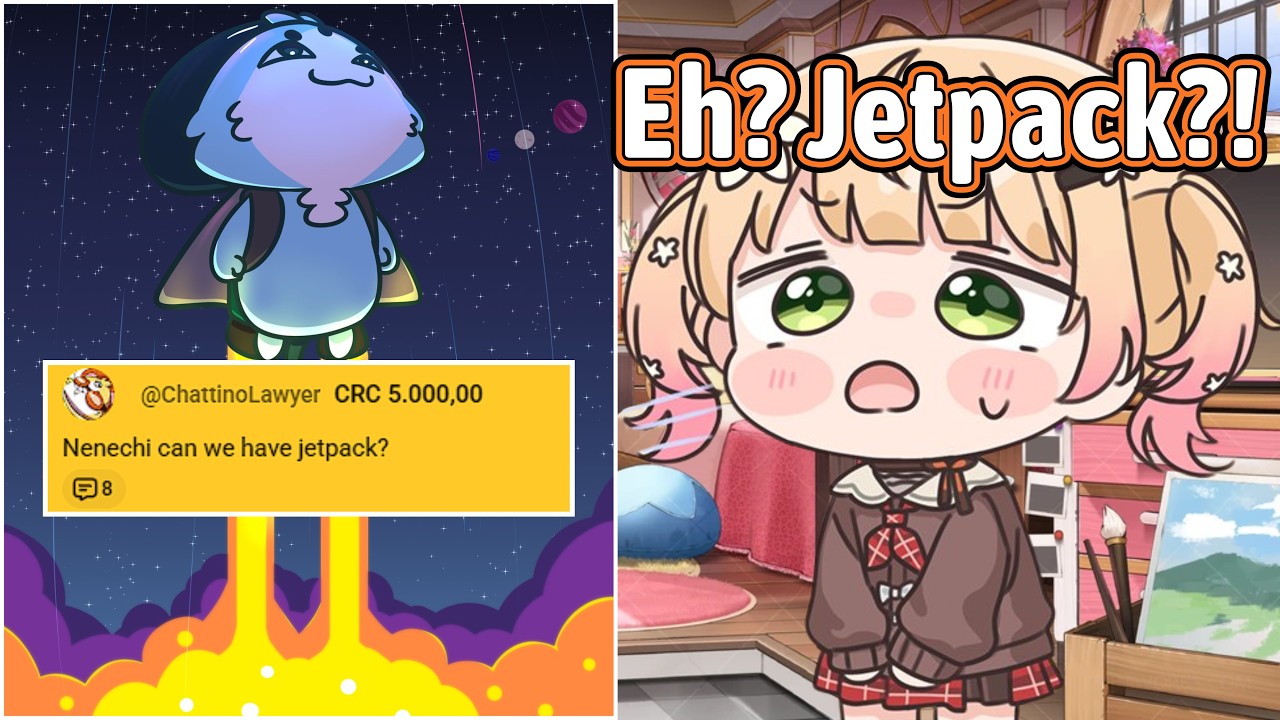 Chattini Spotted Try To Get Jetpack From Nenechi【Hololive EN】