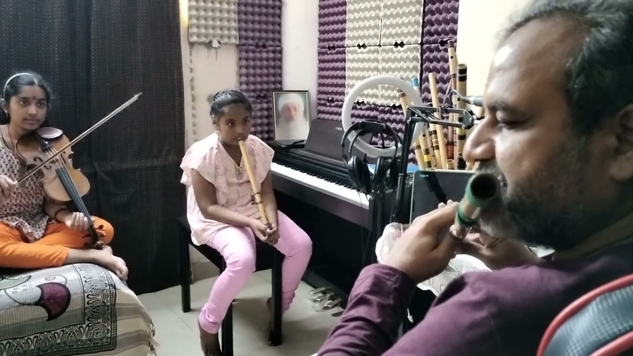 Dr. Ramachandra Murthy Garu and his Students || Flute 🪈 Classes || Hyderabad