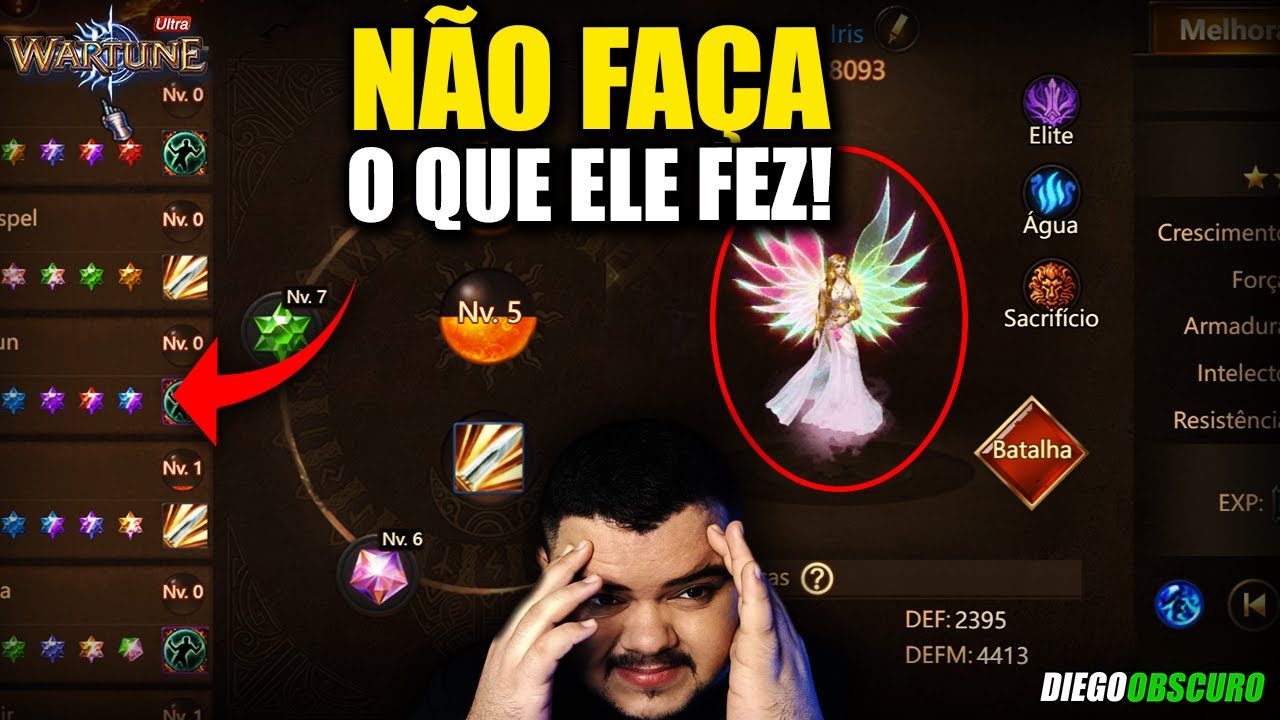 Ele Estava Fazendo Muita Coisa ERRADA na Conta do Wartune Ultra