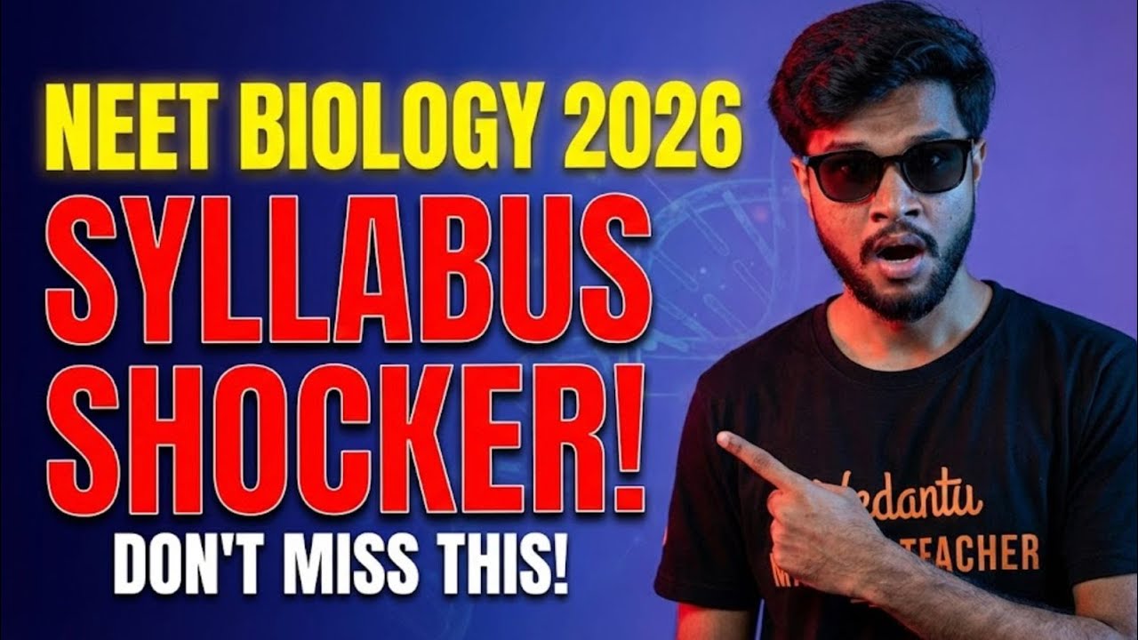 Biology Syllabus Analysis | NEET 2026 Preparation Strategy | by Subash Sir