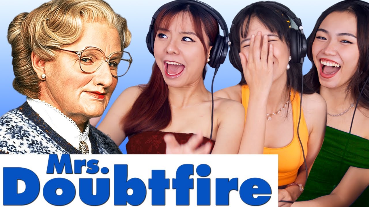 Foreign Girls React | Mrs. Doubtfire | First Time Watch