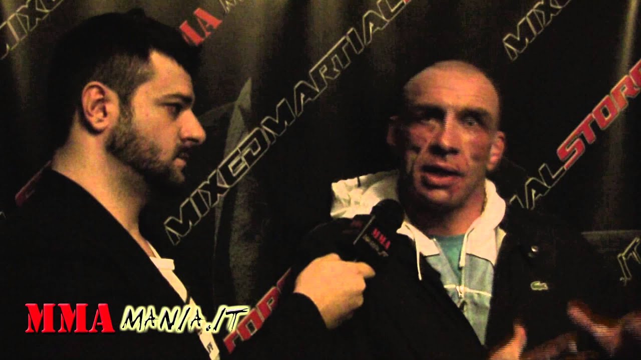 Matteo Minonzio dopo il match di Slam FC 5
