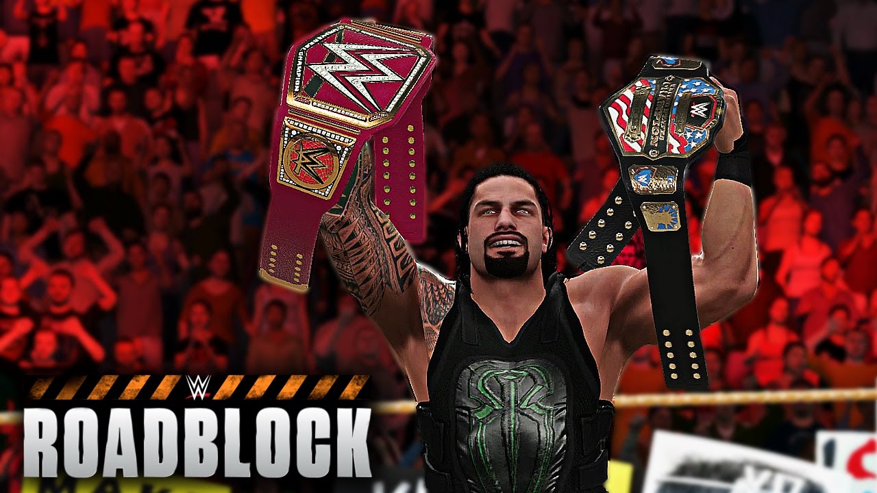 WWE 2K17 Roadblock 2016 - Roman Reigns vs Kevin Owens - Universal Championship Match! (PS4/XBOX ONE)