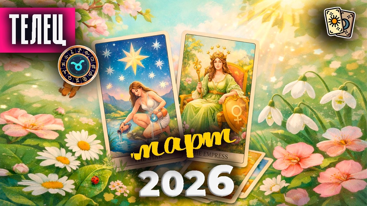 ТЕЛЕЦ — МАРТ 2026: Колесо Фортуны закрутилось!